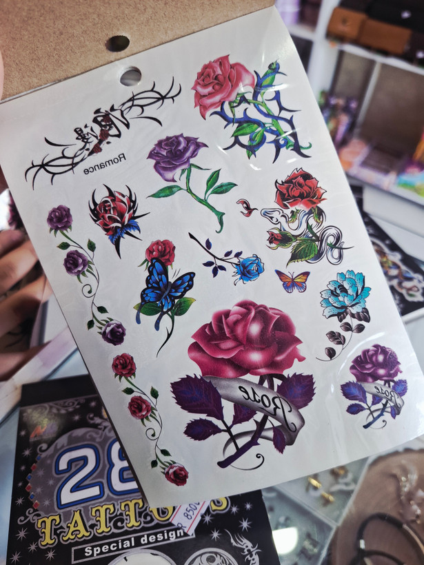 تتو دفترچه ای ۶ ورقی