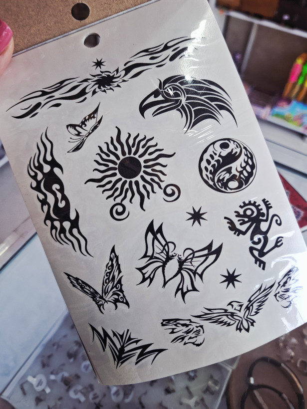 تتو دفترچه ای ۶ ورقی
