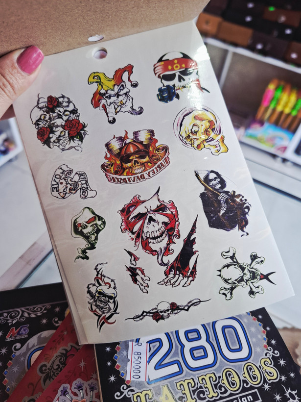 تتو دفترچه ای ۶ ورقی