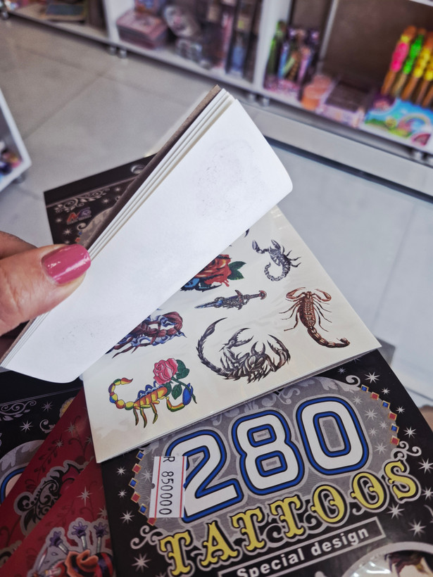 تتو دفترچه ای ۶ ورقی