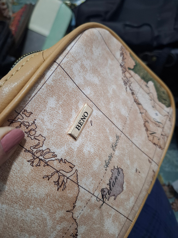 کیف رودوشی BENO طرح نقشه جهان